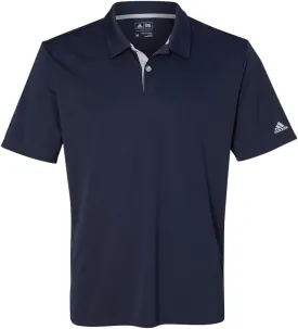adidas Golf Mens Gradient 3-Stripes Polo (A206), Navy, Small