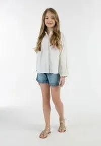 Blouse for girls IZIA MIMO, white
