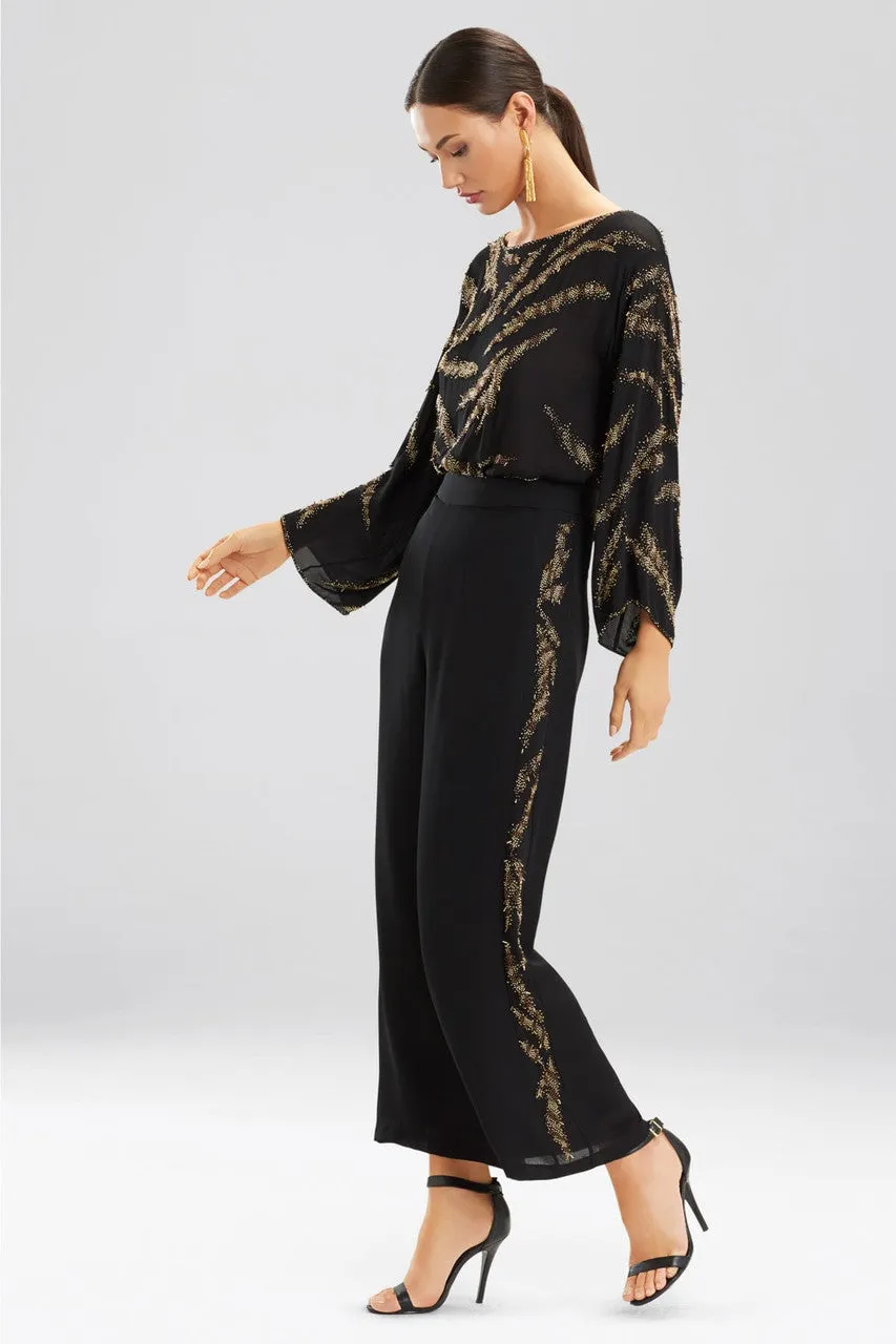 Couture Tiger Stripe Beaded Tunic