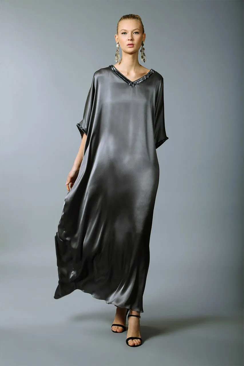 Couture Trim Beaded Caftan