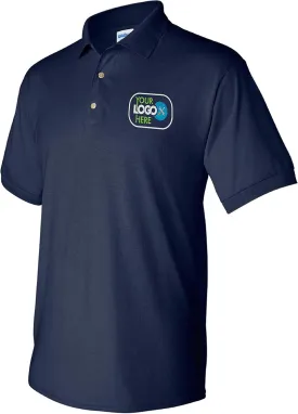 Custom Logo Embroidered Jersey Polo, Dry Blend Polo Shirt, Your Company Logo