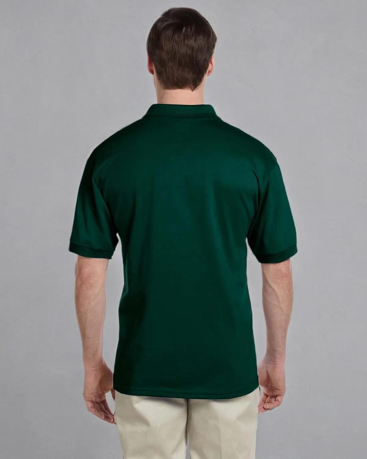Custom Text Embroidered Jersey Polo, Dry Blend Polo Shirt