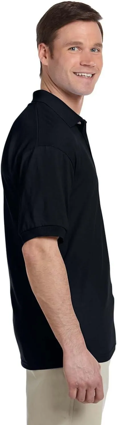 Custom Text Embroidered Jersey Polo, Dry Blend Polo Shirt