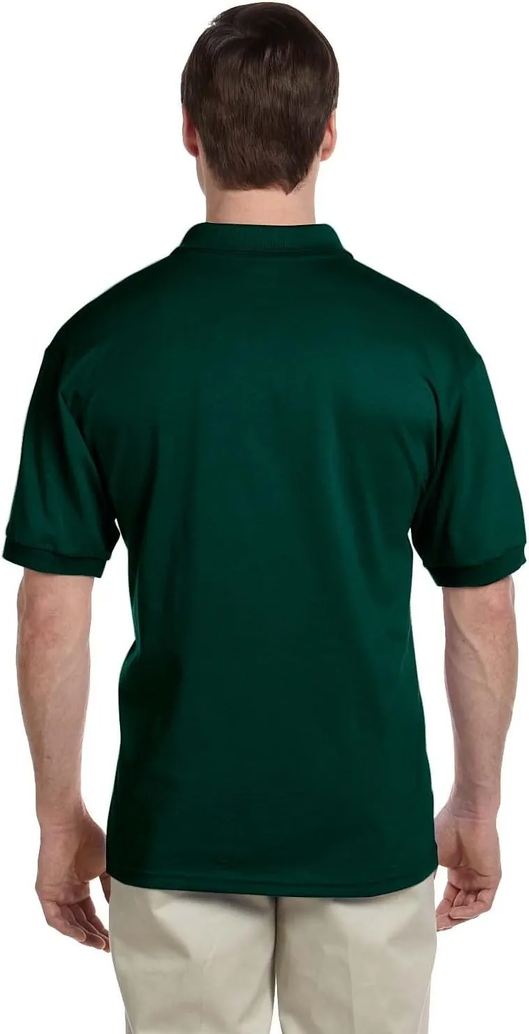Custom Text Embroidered Jersey Polo, Dry Blend Polo Shirt