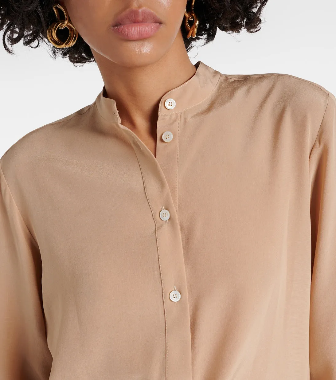 Legendary Stella Mccartney silk blouse, beige