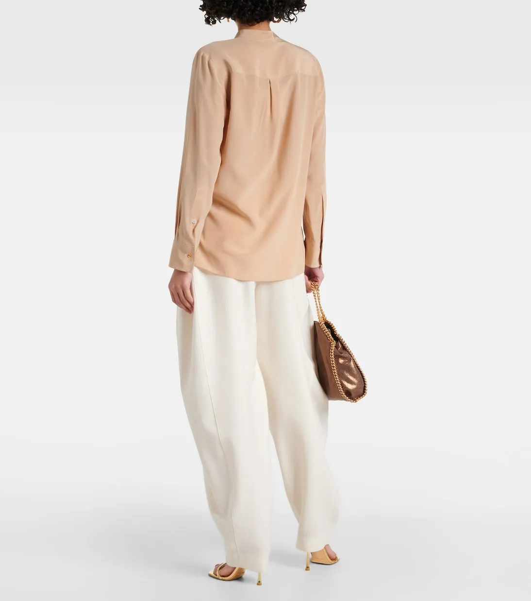 Legendary Stella Mccartney silk blouse, beige