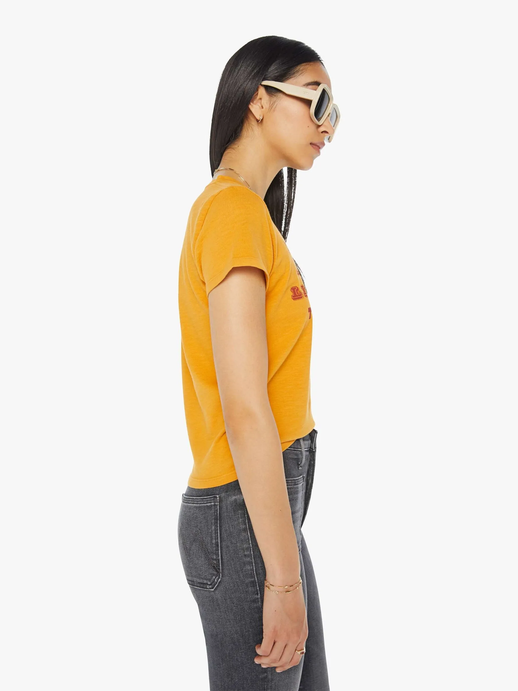 Mother - The Lil Sinful T-Shirt You The Best in Deep Yellow