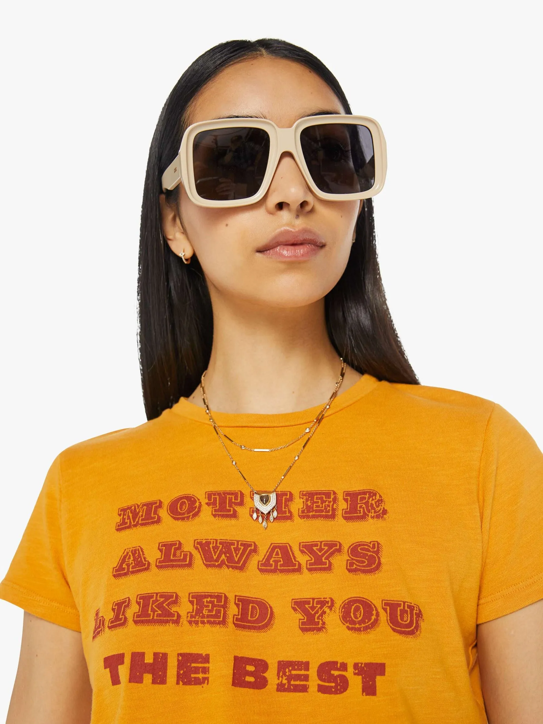 Mother - The Lil Sinful T-Shirt You The Best in Deep Yellow