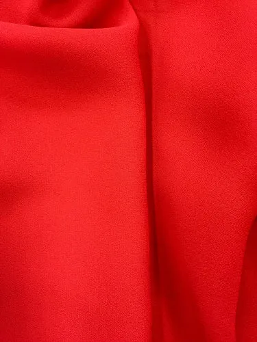 Poly Double Georgette - 60-inches Wide New Red