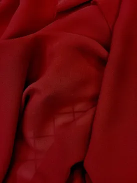 Poly Double Georgette - 60-inches Wide Red
