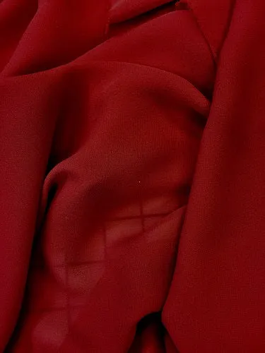 Poly Double Georgette - 60-inches Wide Red