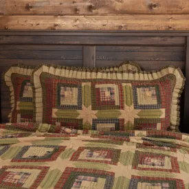 Tea Cabin King Sham 21x37